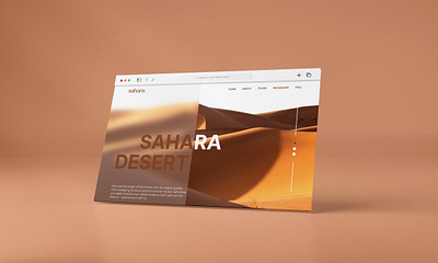 Sahara Travel | Website Design | Landing Page desert design figma landing landing page sahara sahara desert travel travel agency travelling ui ui design uiux ux web design website