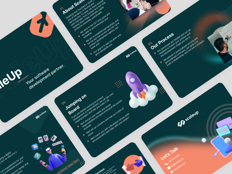 ScaleUp - Presentation Deck by Amina Mehic for ScaleUp on Dribbble