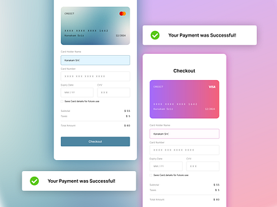 Credit Card Checkout Page dailyui design graphic design illustration product design ui ux ux design vector webpage