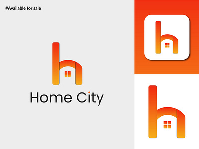 Home City Logo (unused) 3d abstract app icon best logo brand design brand identity branding design graphic design home icon home logo illustration letter logo logo minimalist real estate realestate symbol typography ui