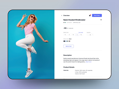 Product Detail Page animation branding cart clean creative dashboard detail page ecommerce fashion feedback online store pricing product page ratings review ui uiux ux web webapp
