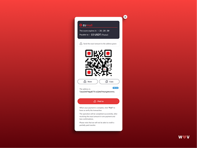 Form for payment with crypto currency card crypto design e commerce form pay payform shop ui ux