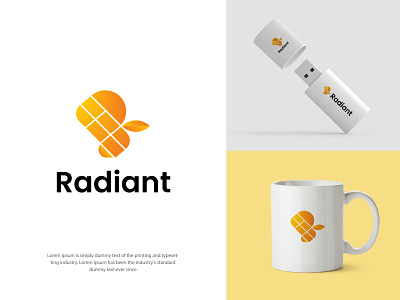 Modern R Logo Design---Logos branding designer