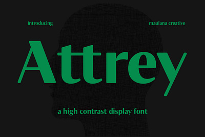 Attrey Contrast Sans Display Font branding font fonts graphic design logo nostalgic