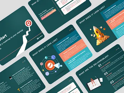 Head Start - Presentation Deck design pitchdeck presentation