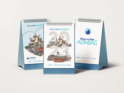 Desk Calendar for Altındağ Municipality adobe indesign adobe photoshop altındağ altındağ belediyesi altındağ municipality ankara calendar calendar design city illustration design desk calendar digital illustration graphic design illustration landmarks