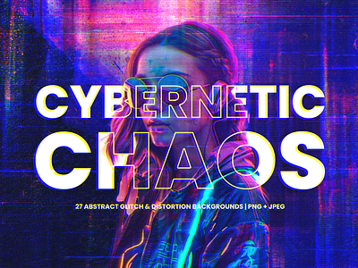 Glitched Backgrounds & Effects action background backgrounds cybernetic distorted effect glitch glitch effect glitched graphic design neon photoshop action photoshop effect