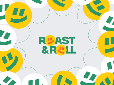 Roast & Roll Branding animation branding branding guidelines flat graphic design logo logotype motion graphics screen ui visual branding visual design visual identity