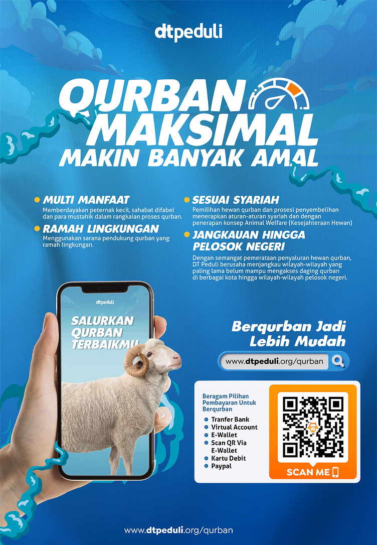 Poster Qurban Maksimal DT Peduli by Indra Permana on Dribbble