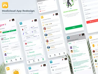 Healthcare App - Mobile Design app design doctor app figma figma prototyping healthcare medical app design mobile app mobile app design online doctor app online prescription ui uiux user flow user interface ux