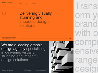 Agency Website Concept. branding design follow graphic design logo portfolio studio ui uiux