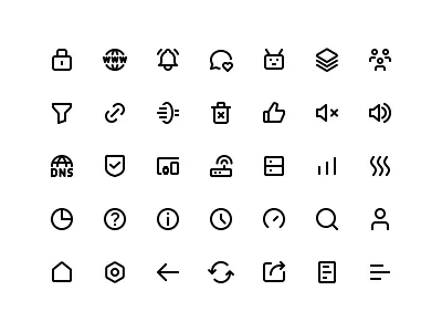 WiFi Mohe Icons app design icon illustration mobile app ui