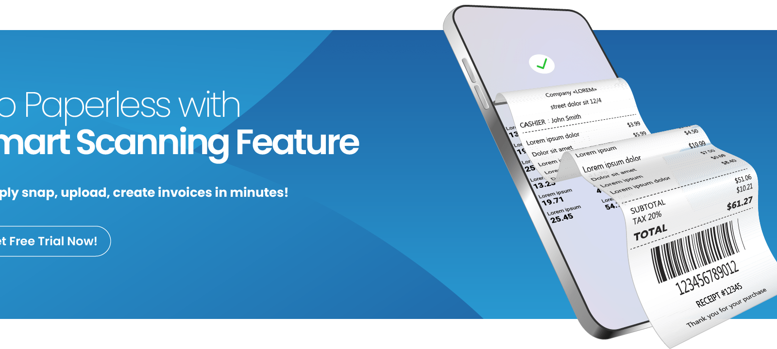 Go Paperless with Moneypex Smart Scanning Feature by Moneypex UK on Dribbble