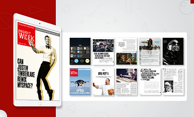 Interactive Magazine Designs branding design graphic design illustration logo typography vector