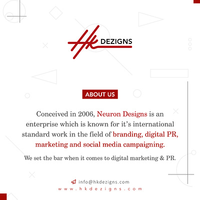 HK Dezigns Company Profile branding design graphic design illustration logo typography vector