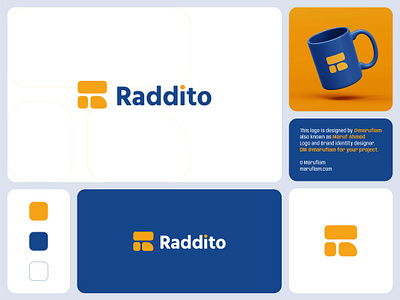 Raddito Logo Design adobe illustrator agency agency logo brand logo branding creative logo design flat logo logo design branding logo designer logo mockup logo presentation marufiam minimalist logo design modern logo modern minimalist logo pro designer professional logo web design