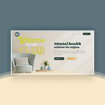 THE THERAPY CLUB branding cool website design creative design editor x illustration logo marketing modern website responsive website design ui webdesign webdesignagency website for a psychologist website for a counsellor
