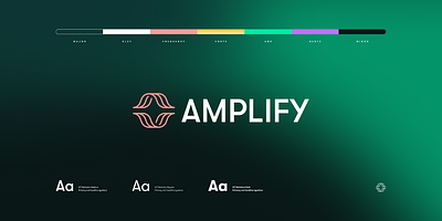 Meet the new Amplify from Odi! amplify brand design brand identity branding clean design identity logo logo design odi odiagency wave length