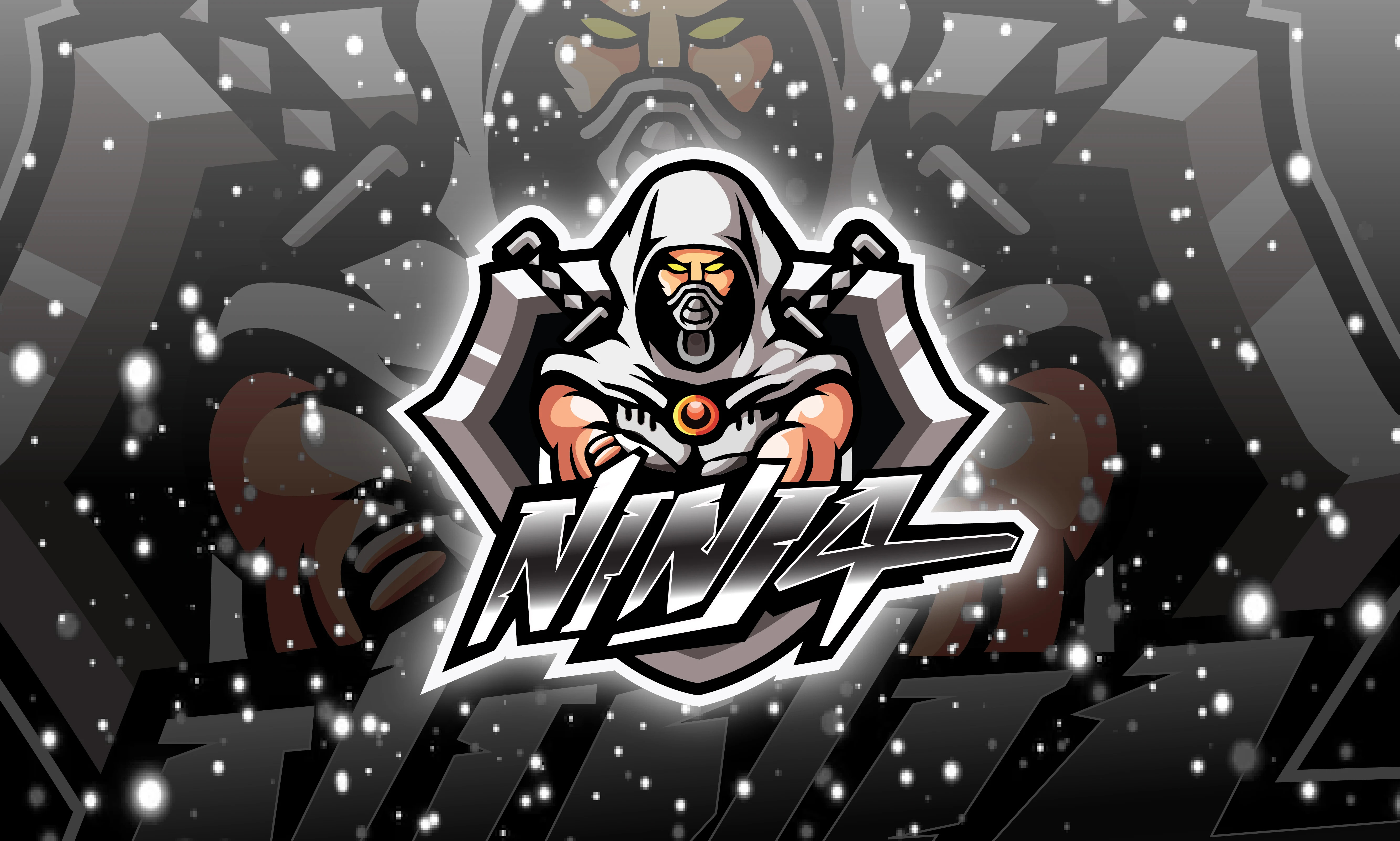 NINJA GAMING MASCOT LOGO amazing gaming logo amazing logo for gaming branding design esports logo gaming logo gaming logo design graphic design illustration logo logo for gaming mascot logo mascot logo for gaming ninja gaming logo twitch youtube logo vector
