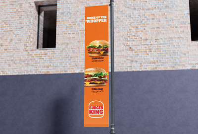 Burger King _ Road Advertisement branding design graphic design illustration logo mupi vector