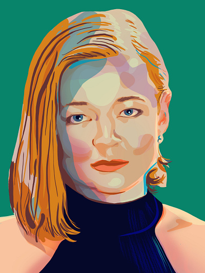 Shiv Roy actor celebrity portraits famous portrait hbo illustration photoshop portrait illustration sarahsnook shiv succession