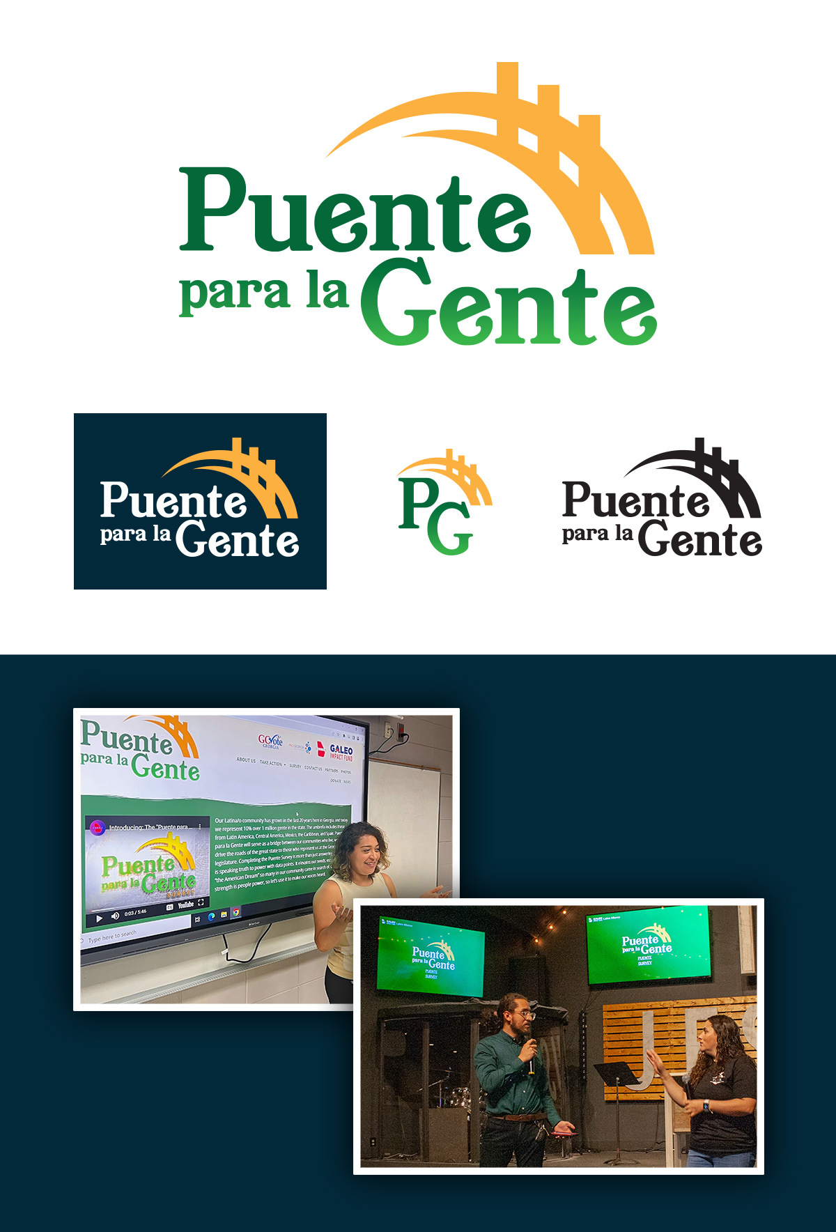 Puente Survey Logo branding design graphic design logo