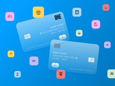 Concept Payment Design for One Finance app bank concept design credit debit digital banking figma finance font awesome glassmorphism mastercard payment tap to pay utility
