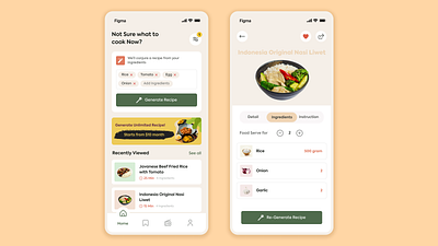 Cooking Mobile App
