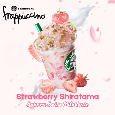 Starbucks designs adobe canva design frappuccino graphic design illustration logo photoshop starbucks starbuckscoffee typography