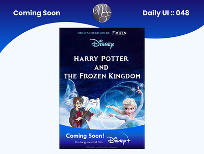 Coming Soon Daily UI 048 branding coming soon daily ui design disney fake fictional graphic design illustration joke logo movie photoshop poster print ui ux vector