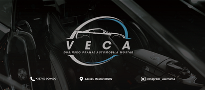 Car Detailing Studio Logo + Facebook banner branding design graphic design illustration illustrator logo minimal ui ux vector