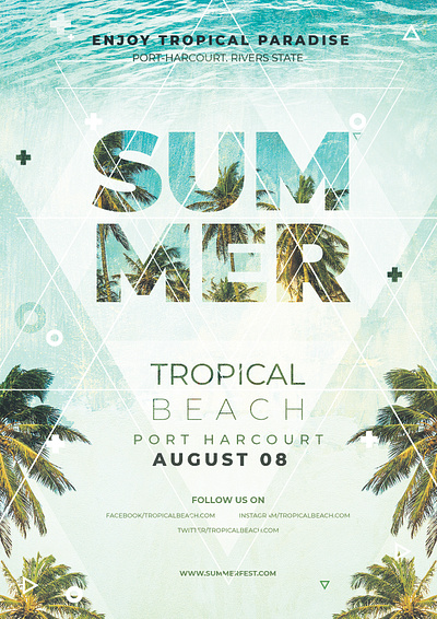Summer creative design graphic design t