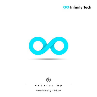 Infinity tech brand brand identity branding design graphic design infinity logo logo design logos minimal modern vect plus