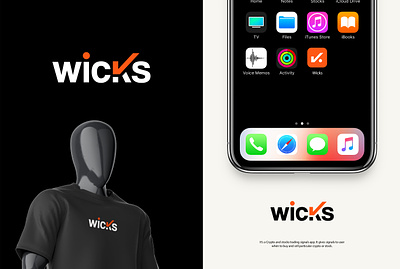 WICKS design lettering lettermark logo tick typo typogaphy wordmark