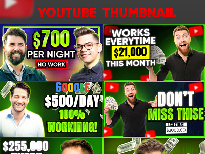 YouTube Video Thumbnail Designs banner cover art design influencer thumbail mentor thumbnail thumbnail thumbnails video youtube youtube banner youtube thumbnail