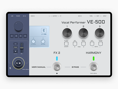 Day_05 | Boss VE-500 - Rebound Shot design figma graphic design ui