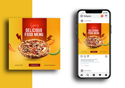 Food Ads | Banner Ads | Social Media - Promotional ads ads banner food instagram