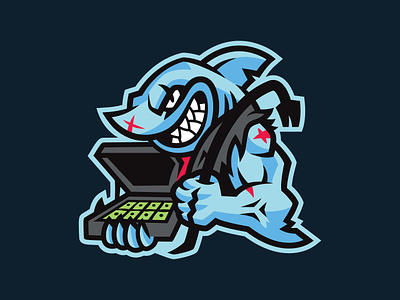 Loan Shark branding digitalart illustration mascot milb newera shark sportsbranding sportslogo