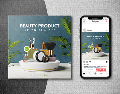 Beauty Product Ads | Banner Ads | Social Media - Promotional ads beauty instagram