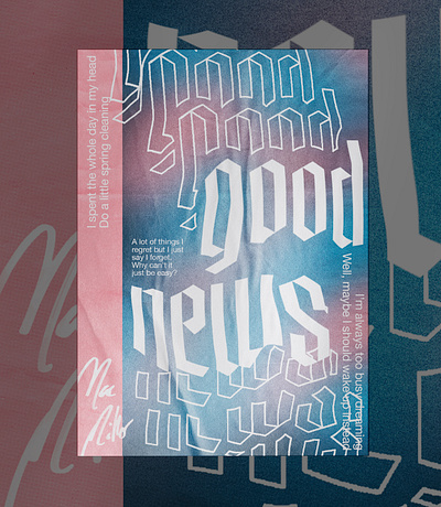 good news design graphic design poster design