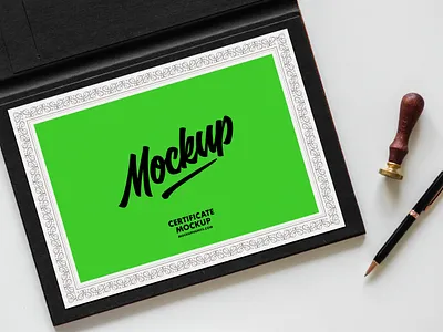 Free Certificate Mockup branding certificate certificate mockup free free mockup psd psd mockup