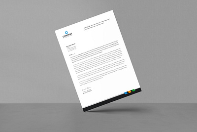 Corporate Letterhead Design business letterhead colorful corporate letterhead letterhead modern template