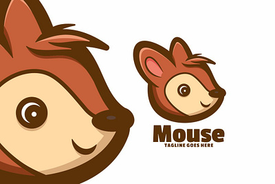 Mouse animal branding cute mascot design graphic design illustration logo ui vector