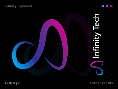 Concept : Infinity Tech - Logo Design (Unused) brand identity infinity icon infinity tech logo tech icon tech logo technology