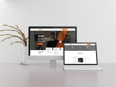 Website for a 3D company css design html ui ux webdesign website wordpress