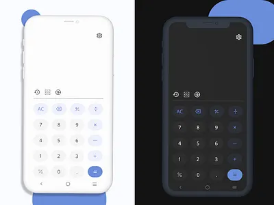 Mobile Calculator App graphic design interac interactive design ui user interface