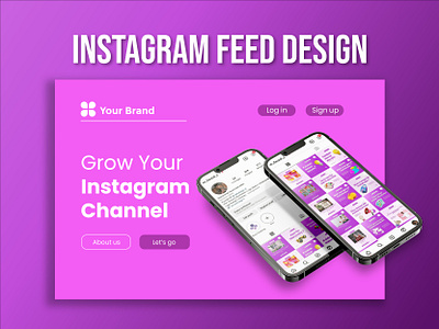 Instagram Feed Design app branding design feed graphic design illustration instagram thumbnail vector