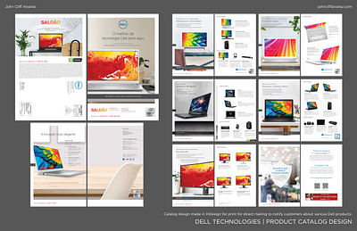 DELL Technologies | Product Catalog Design advertisement branding catalog dell delltechnologies design flat graphic design icon indesign layout layoutdesign logo mailers marketing print publishing sales typography vector