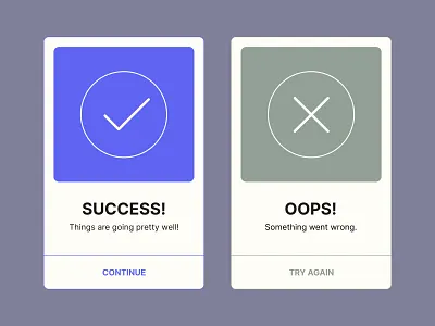 Daily UI 011 | Success/error messages challenge concept dailyui design error success ui ux website