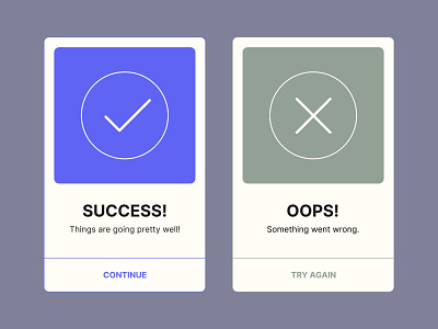 Daily UI 011 | Success/error messages challenge concept dailyui design error success ui ux website